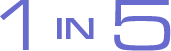 1 in 5
